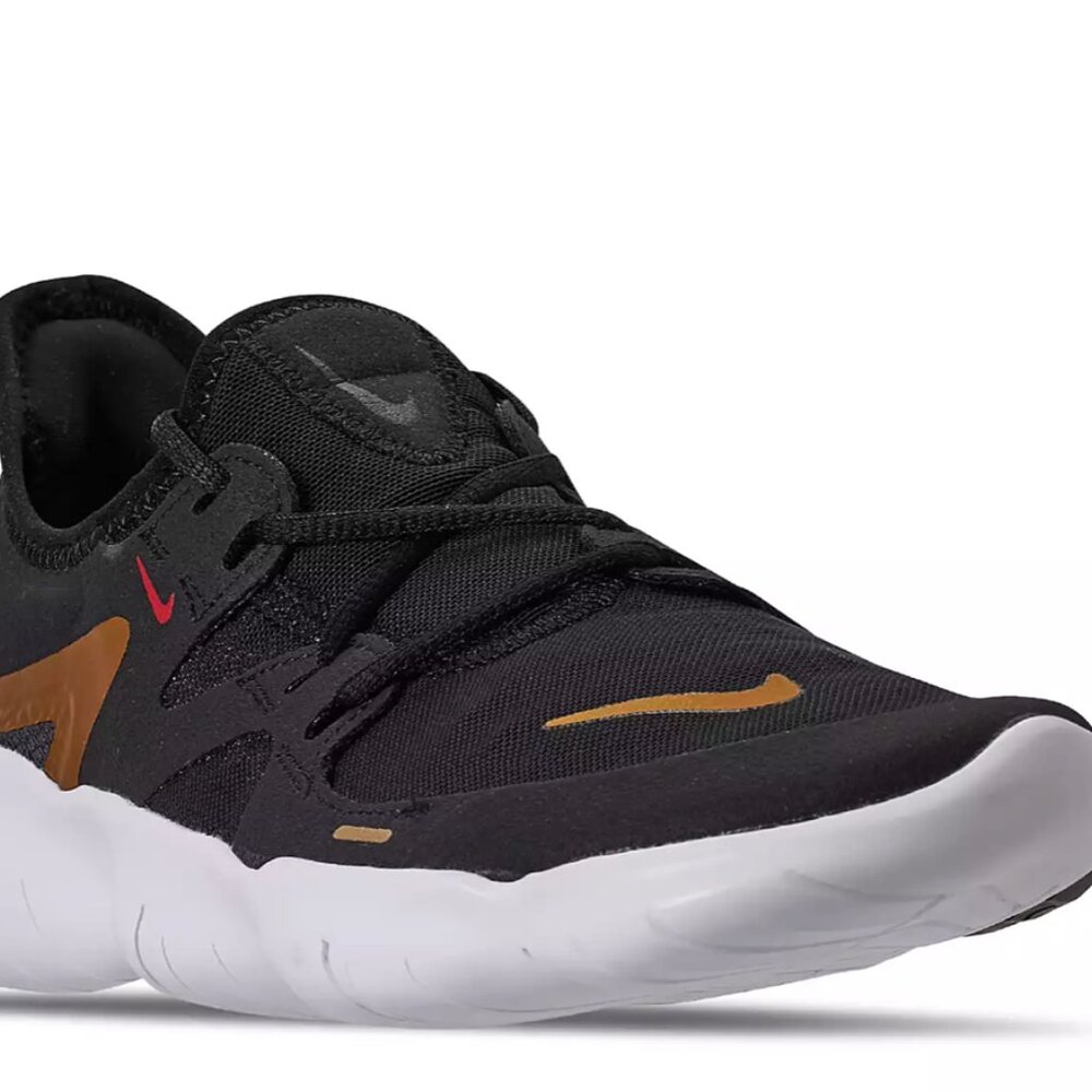 Nike Black and Gold Athletic Shoes